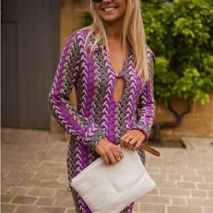 Crochet knit Maxi Dress